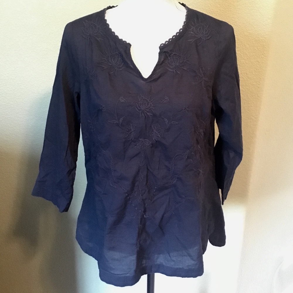 Old Navy Lightweight Embroidered Top